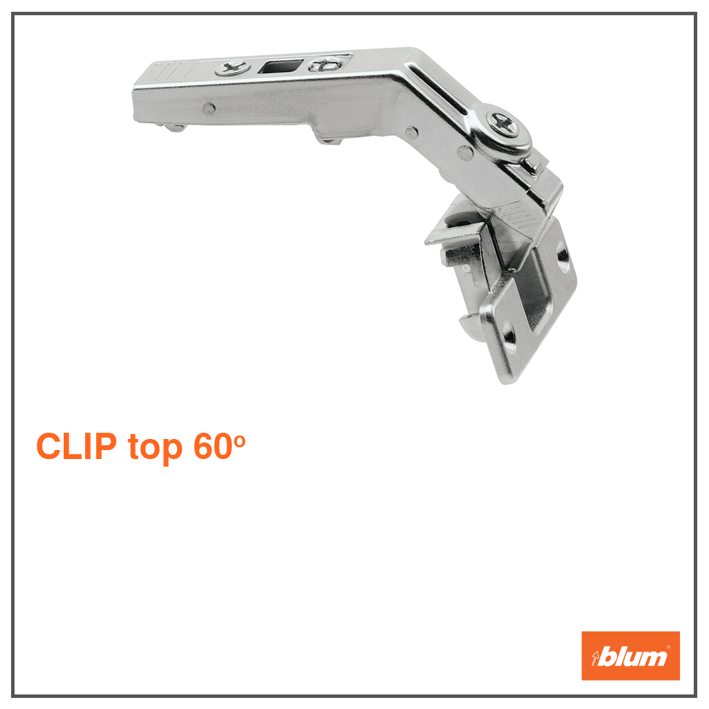 Bản lề Blum CLIP top góc mở 60° 79T8500 