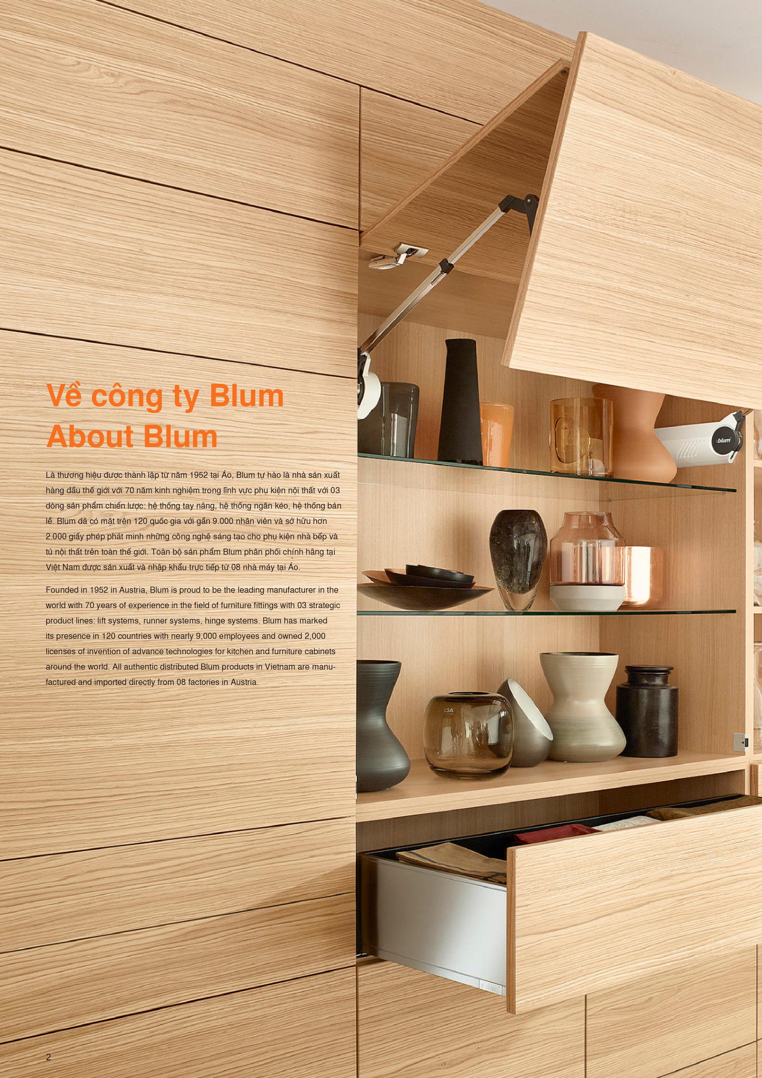 Catalogue Blum Phụ Kiện Blum 2022