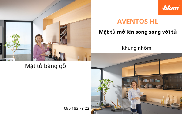 Hệ thống tay nâng Aventos HL